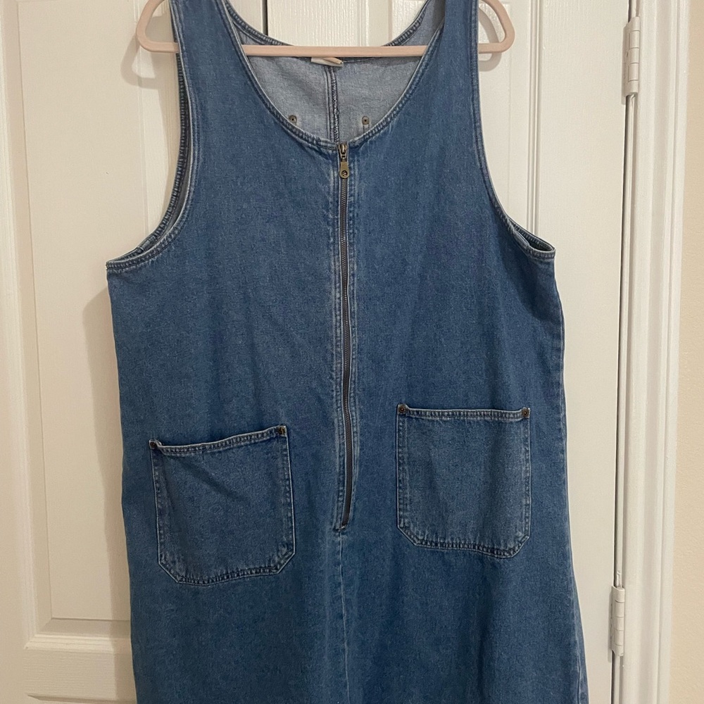 Denim Sleeveless Mini Dress